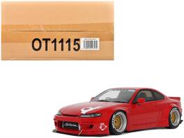 Otto Mobile - 2014 Nissan Silvia S15 RHD Rocket Bunny with Graphics Limited Edition 2000pcs 1/18 - Red