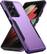 Front. Entronix - Entronix Galaxy S25 Ultra Case - Stylish Soft-Touch Dual-Layer Protection - Purple.