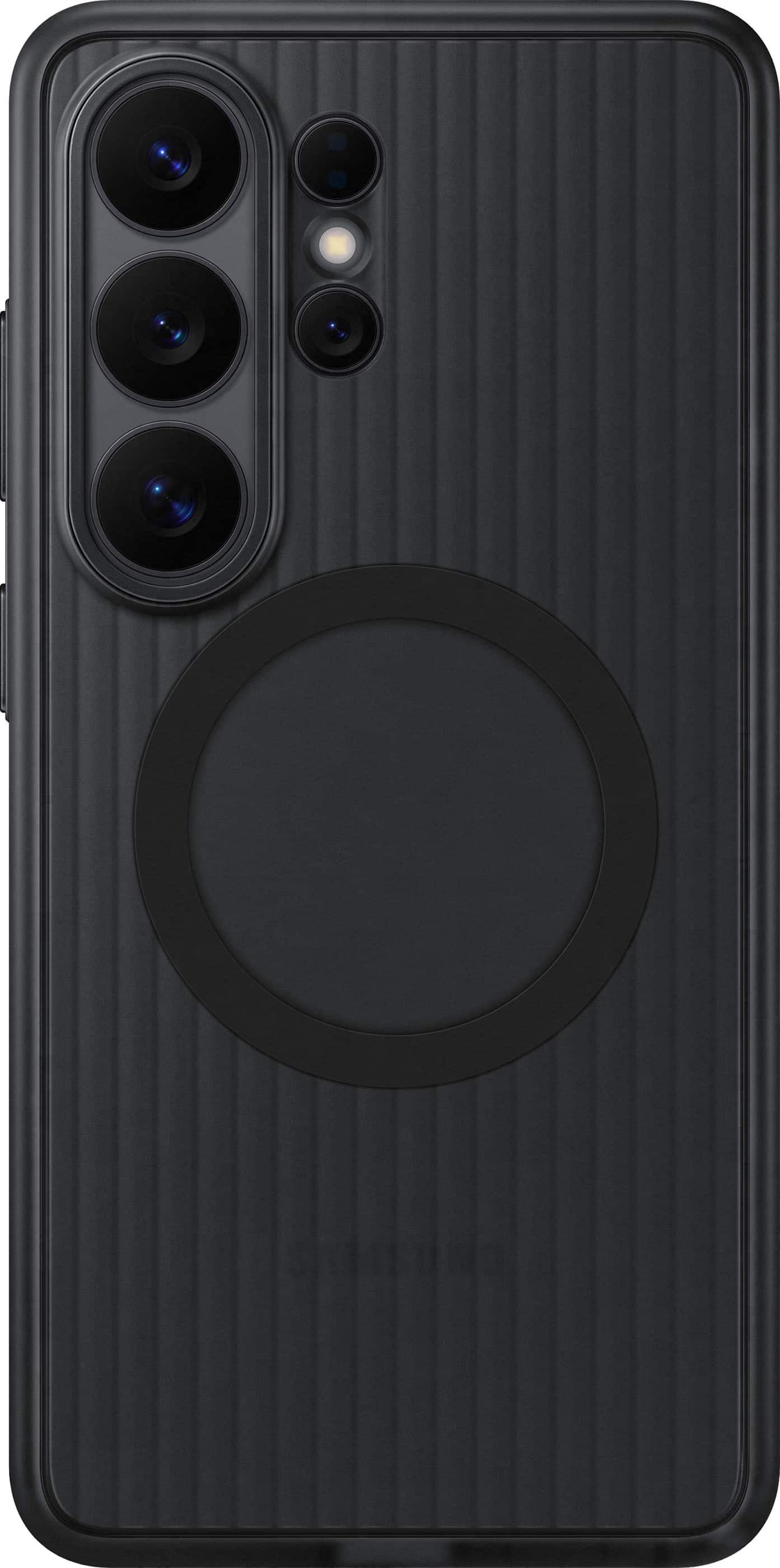 Front. Samsung - Galaxy S26 Ultra Rugged Magnet Case - Black.