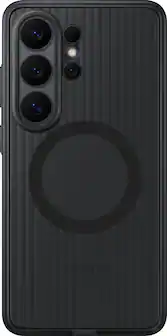 Front. Samsung - Galaxy S26 Ultra Rugged Magnet Case - Black.