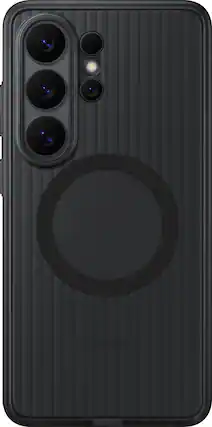 Front. Samsung - Galaxy S26 Ultra Rugged Magnet Case - Black.