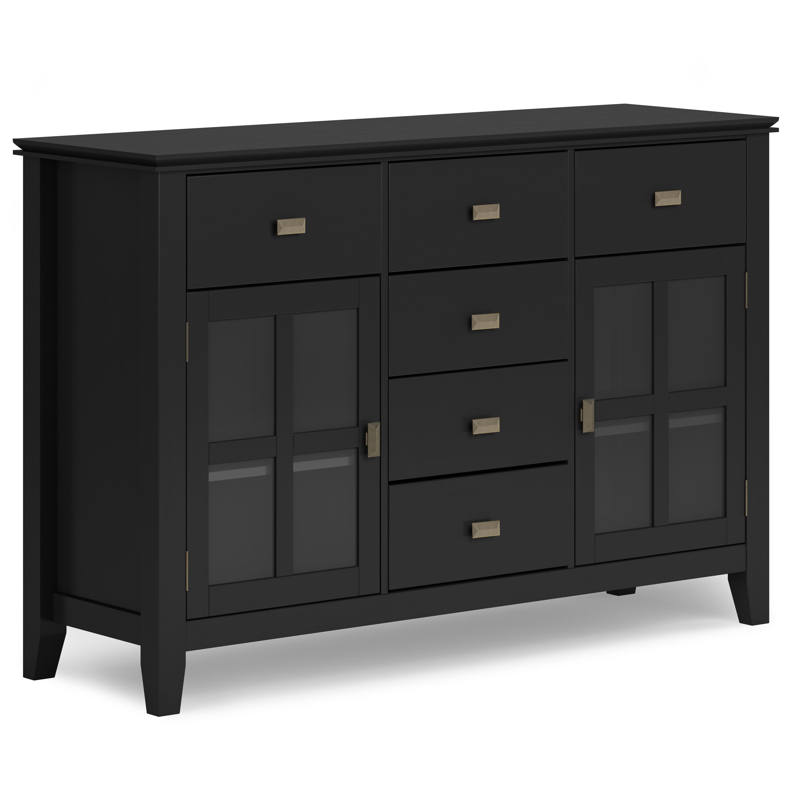 Simpli Home - Artisan Sideboard Buffet - Black - Front_Zoom