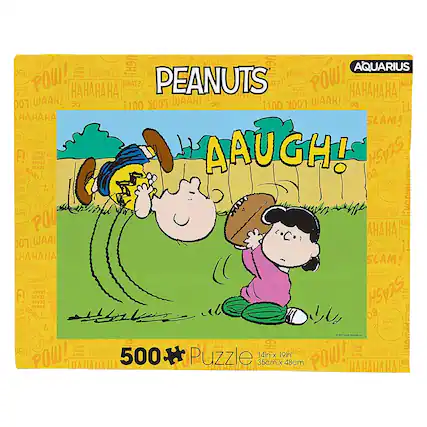 Sure, here is the corrected and grouped text from the image:
---
**Peanuts**
**AAUGH!**
**AQUARIUS**
**500 Puzzle**
**14in x 19in**
**35cm x 48cm**
**Pow!**
**Ha!**
**Ha!**
**Ha!**
**Ha!**
**Ha!**
**Ha!**
**Ha!**
**Ha!**
**Ha!**
**Ha!**
**Ha!**
**Ha!**
**Ha!**
**Ha!**
**Ha!**
**Ha!**
**Ha!**
**Ha!**
**Ha!**
**Ha!**
**Ha!**
**Ha!**
**Ha!**
**Ha!**
**Ha!**
**Ha!**
**Ha!**
**Ha!**
**Ha!**
**Ha!**
**Ha!**
**Ha!**
**Ha!**
**Ha!**
**Ha!**
**Ha!**
**Ha!**
**Ha!**
**Ha!**
**Ha!**
**Ha!**
**Ha!**
**Ha!**
**Ha!**
**Ha!**
**Ha!**
**Ha!**
**Ha!**
**Ha!**
