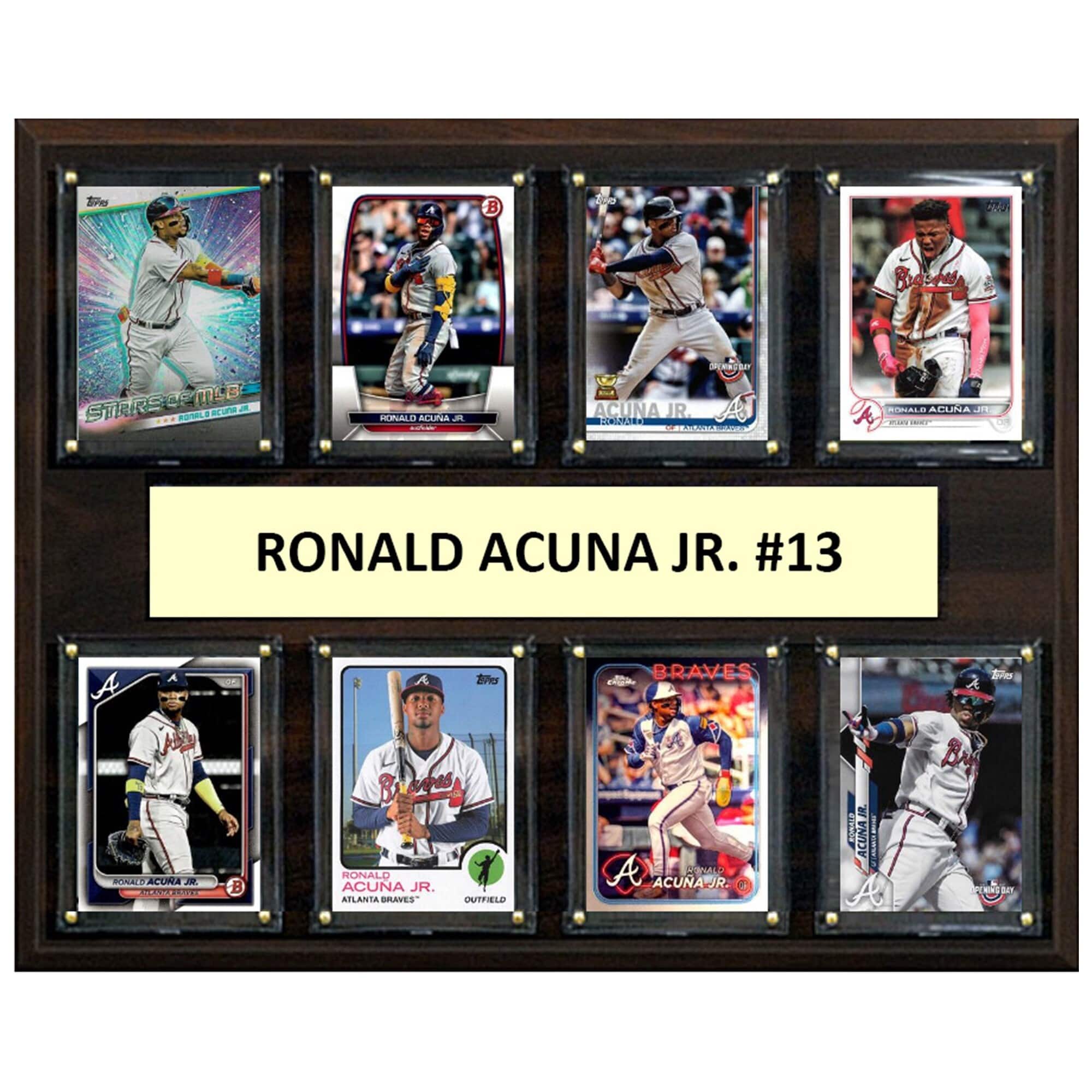 "C&I Collectibles - Ronald Acuna Atlanta Braves 12"" x 15"" Trading Card Plaque - Multicolor" price history on PriceWatchPro