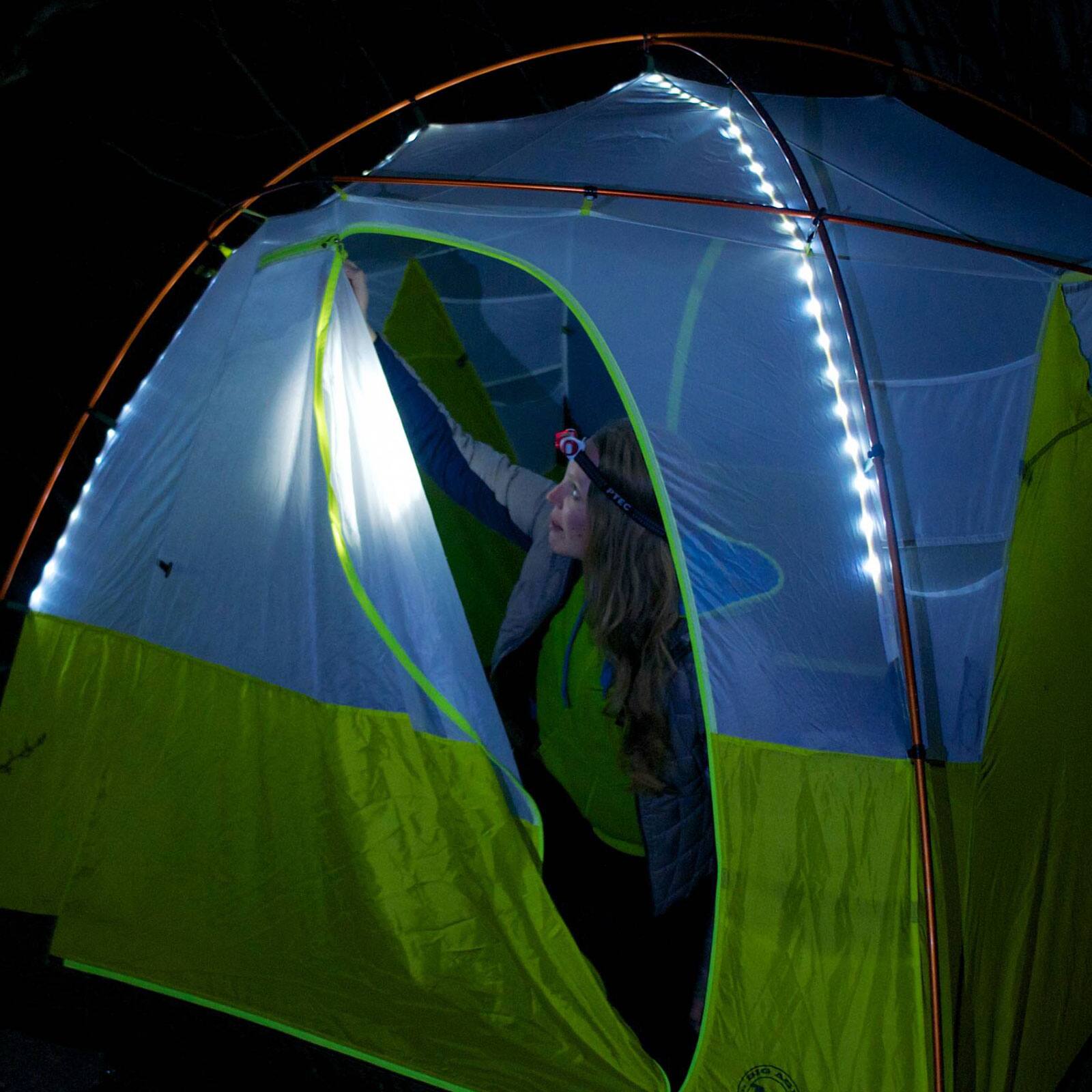 Alt View 6. IMAGE - 75.5FT 200 LED Solar Rope Lights 2400mah Cool White - Cool White.