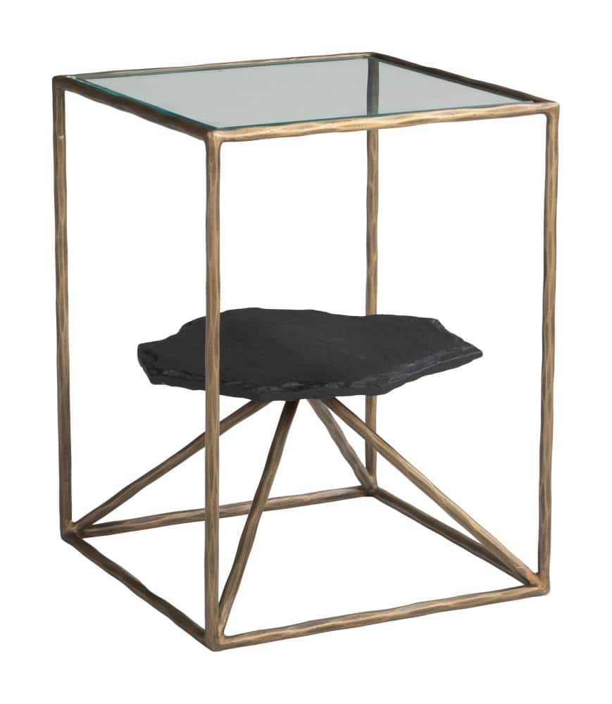 Hivvago - Ranol Side Table - Brass