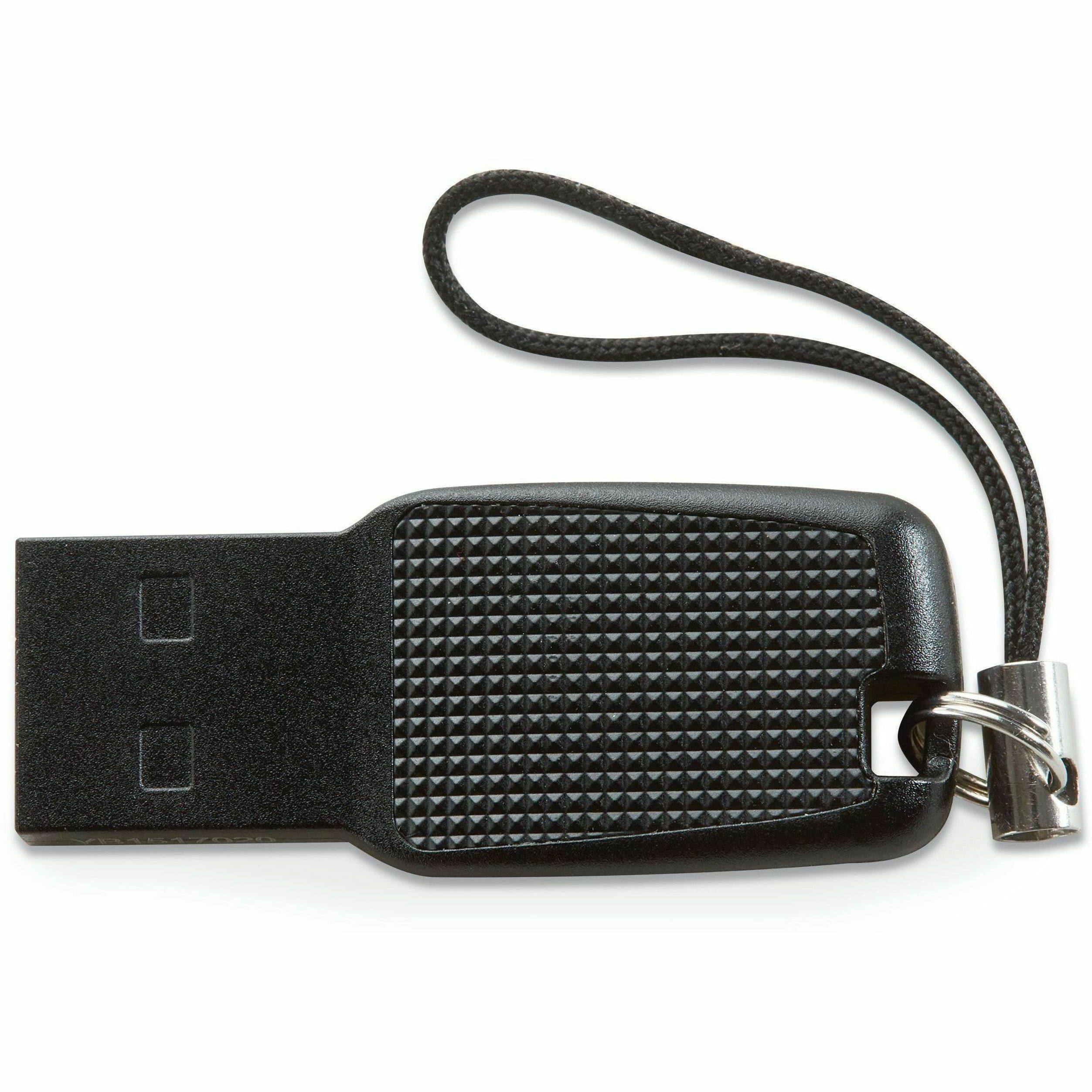 Alt View 3. Verbatim - Verbatim 32GB Ergo USB Flash Drive - Black - The Verbatim Ergo USB drive features an ergonomic design for in-hand - Black.