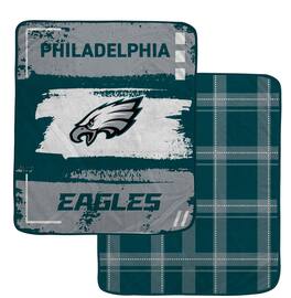 Pegasus - Philadelphia Eagles 60" x 70" Distressed Brush Two-Sided Ultra Cozy Blanket - Multicolor