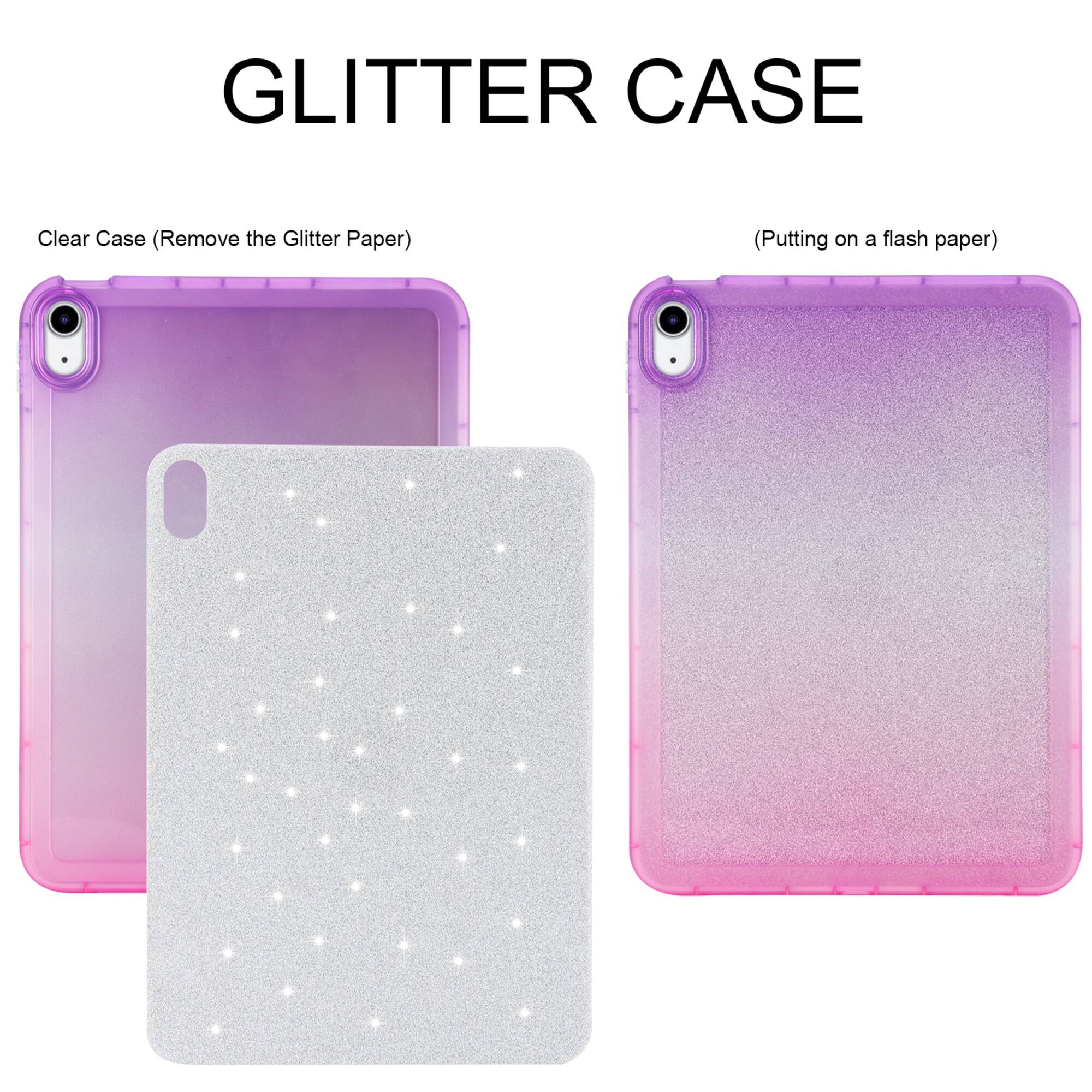 GLITTER CASE

Clear Case (Remove the Glitter Paper)

(Putting on a flash paper)