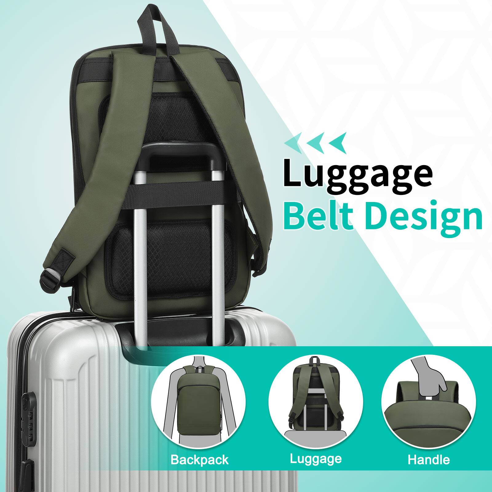 Luggage Belt Design  
Backpack  
Luggage  
Handle