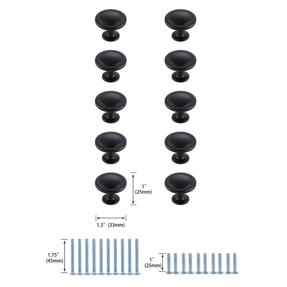 1" (25mm)  
1.3" (33mm)  
1.75" (45mm)  
1" (25mm)