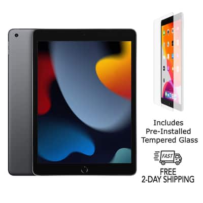 Apple Refurbished Excellent iPad 9th Gen A2602 (WiFi) 256GB w/ Pre Apple Refurbished Excellent iPad 9th Gen A2602 (WiFi) 256GB w/ Pre