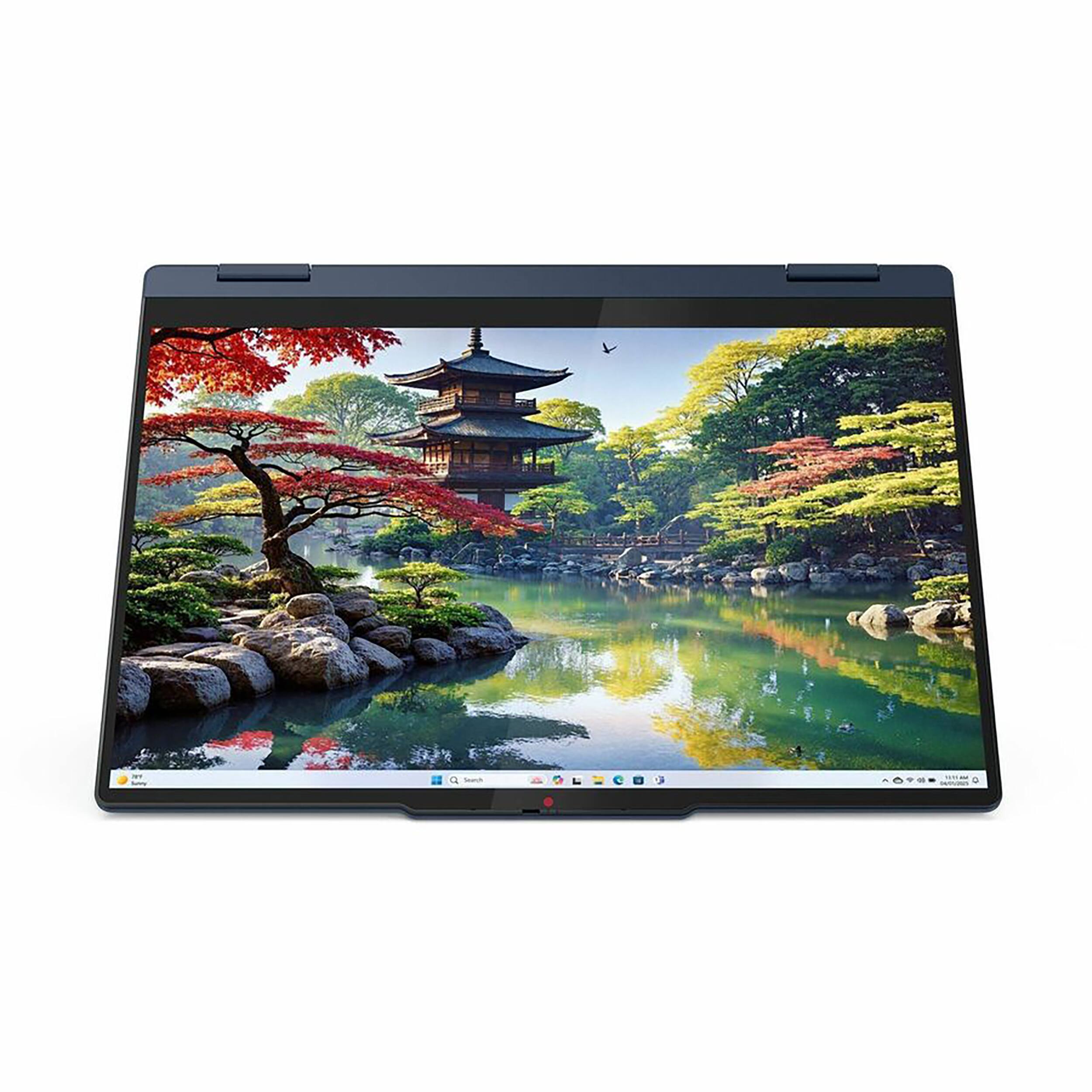 Alt View 2. Lenovo - IdeaPad 5 2-in-1 14" Touchscreen Laptop - Intel Ultra 5 with 8GB Memory - 256GB SSD - Cosmic Blue.