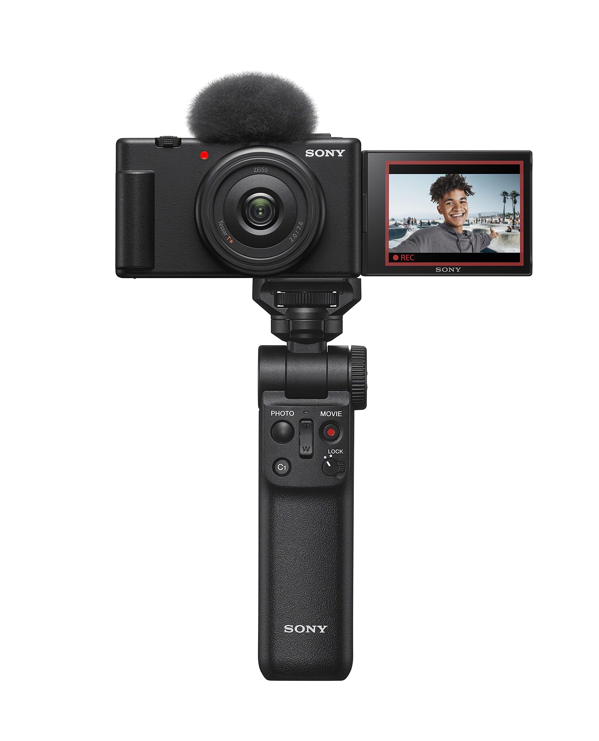 SONY  
ZEISS  
Tesser T*  
20.17  
REC  
SONY  
PHOTO  
MOVIE  
W  
LOCK  
SONY