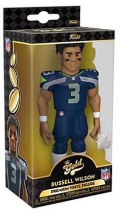 Funko - GOLD 5 NFL: Seahawks - Russell Wilson (Home Uniform) (Styles May Vary) - Collectibles - Multicolor