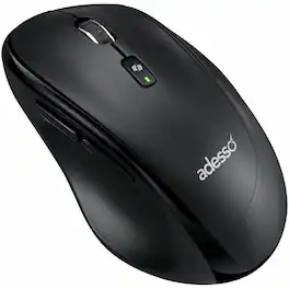 Adesso - iMouse A60 - Optical - Wireless - 32.81 ft - Bluetooth/Radio Frequency - 2.40 GHz - 2400 dpi - Scroll Wheel - 6 - Wireless - Unknown