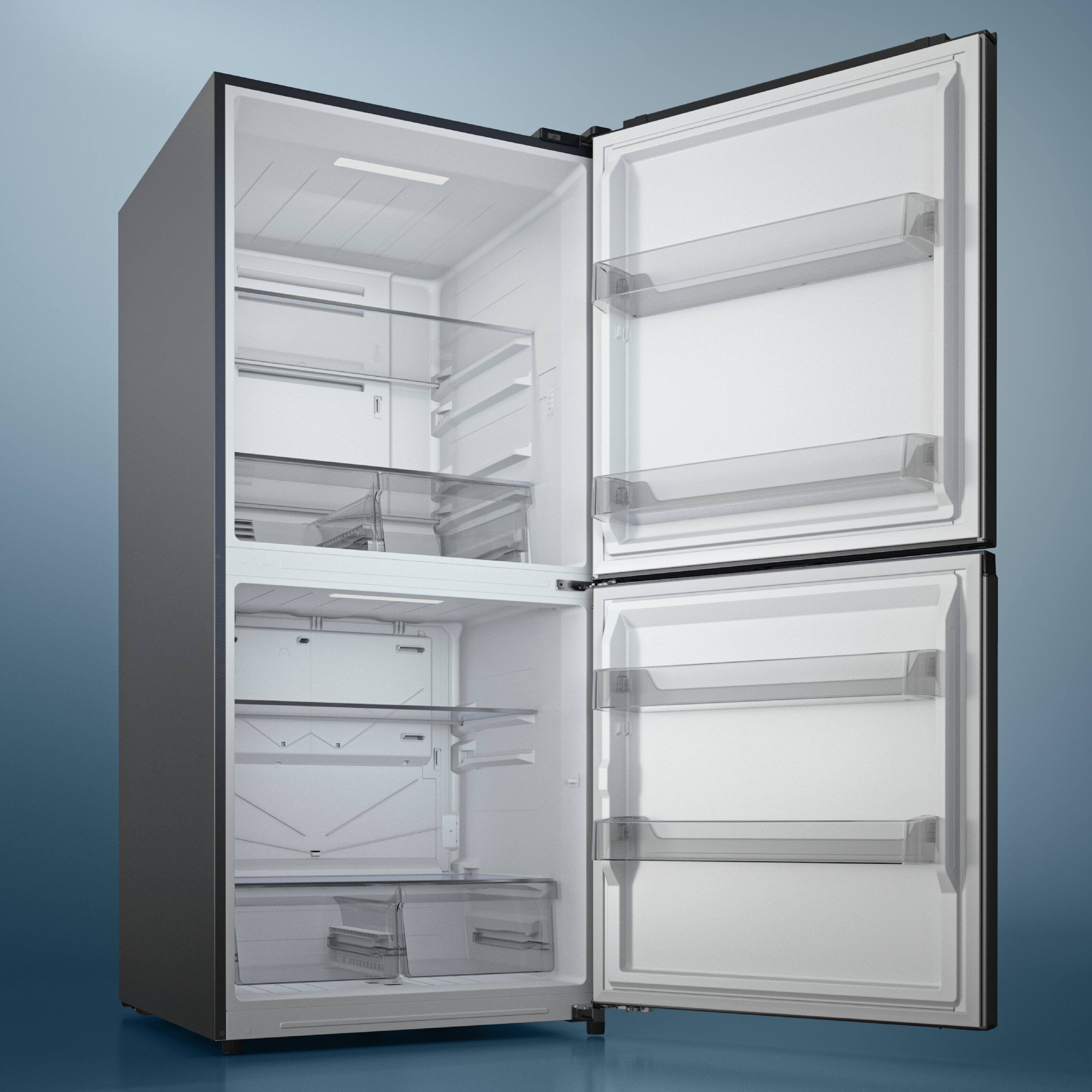Alt View 25. Midea - 20 cu. ft. 50/50 Flex™ 3-in-1 Garage Ready Frost Free Convertible Freezer with Energy Star Certification - Stainless Steel.