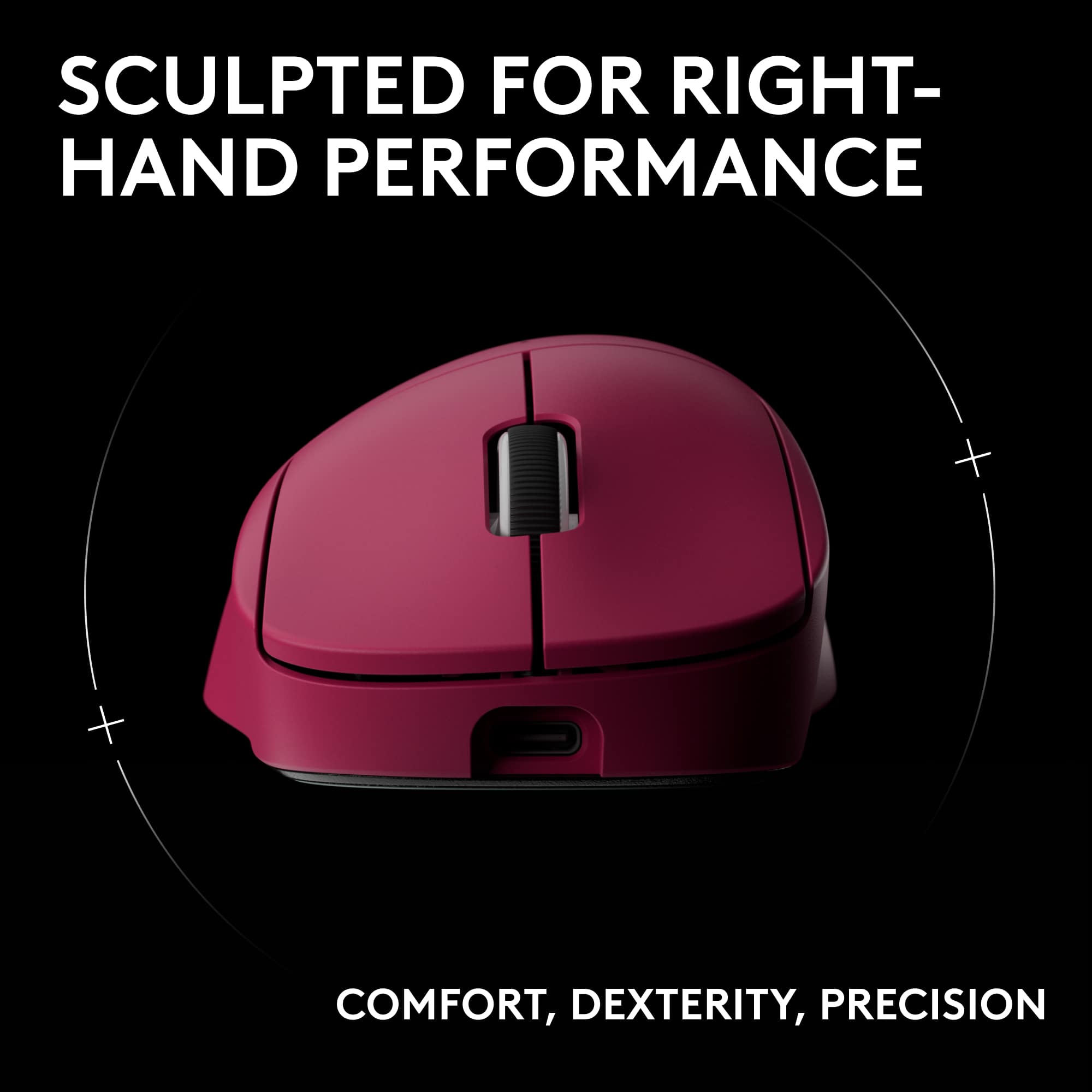 SCULPTED FOR RIGHT-HAND PERFORMANCE
COMFORT, DEXTERITY, PRECISION