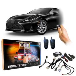 MPC - 4-Button 2-way Remote Start Kit For 2016-2024 Lexus RC300 Push-to-Start - Black