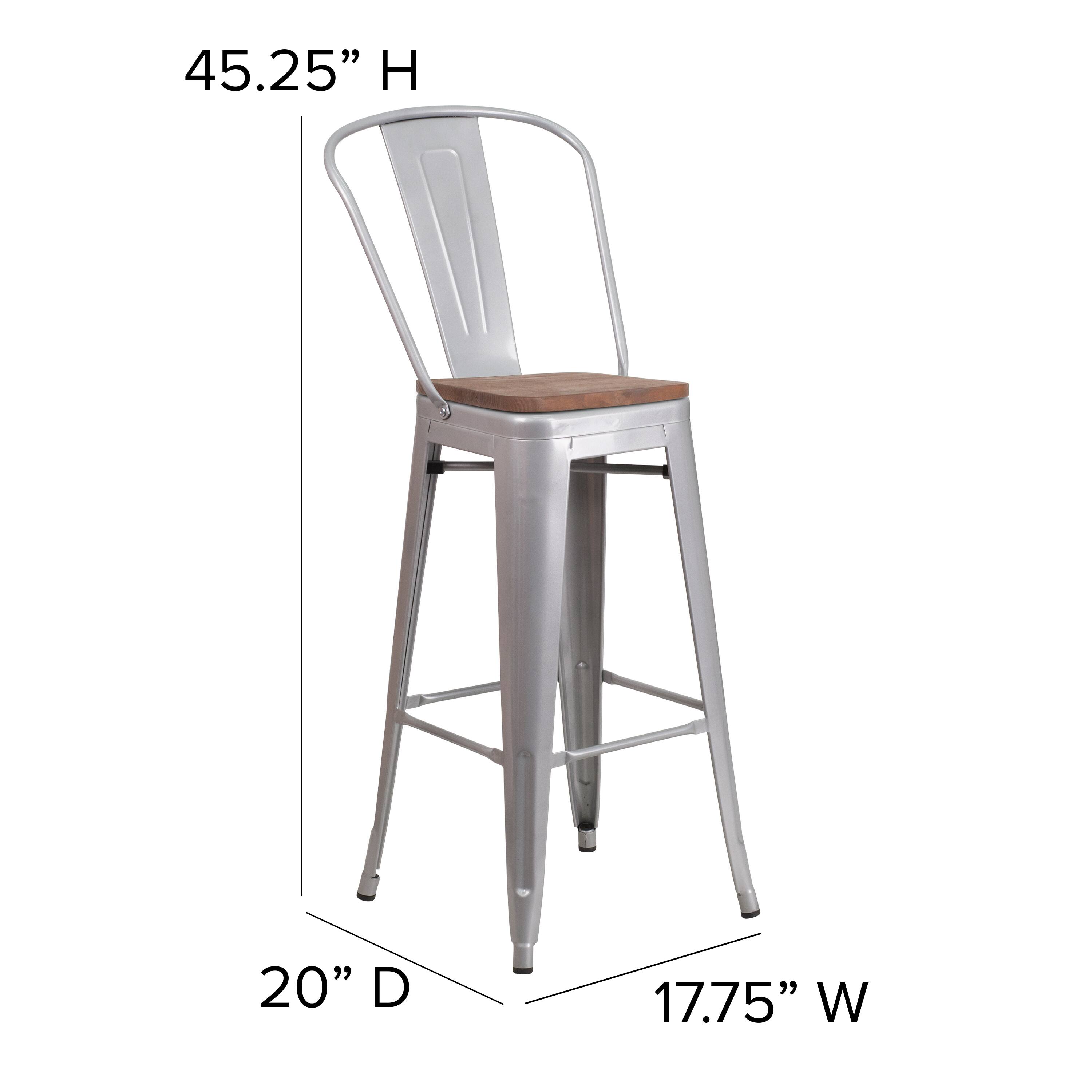 45.25" H  
20" D  
17.75" W