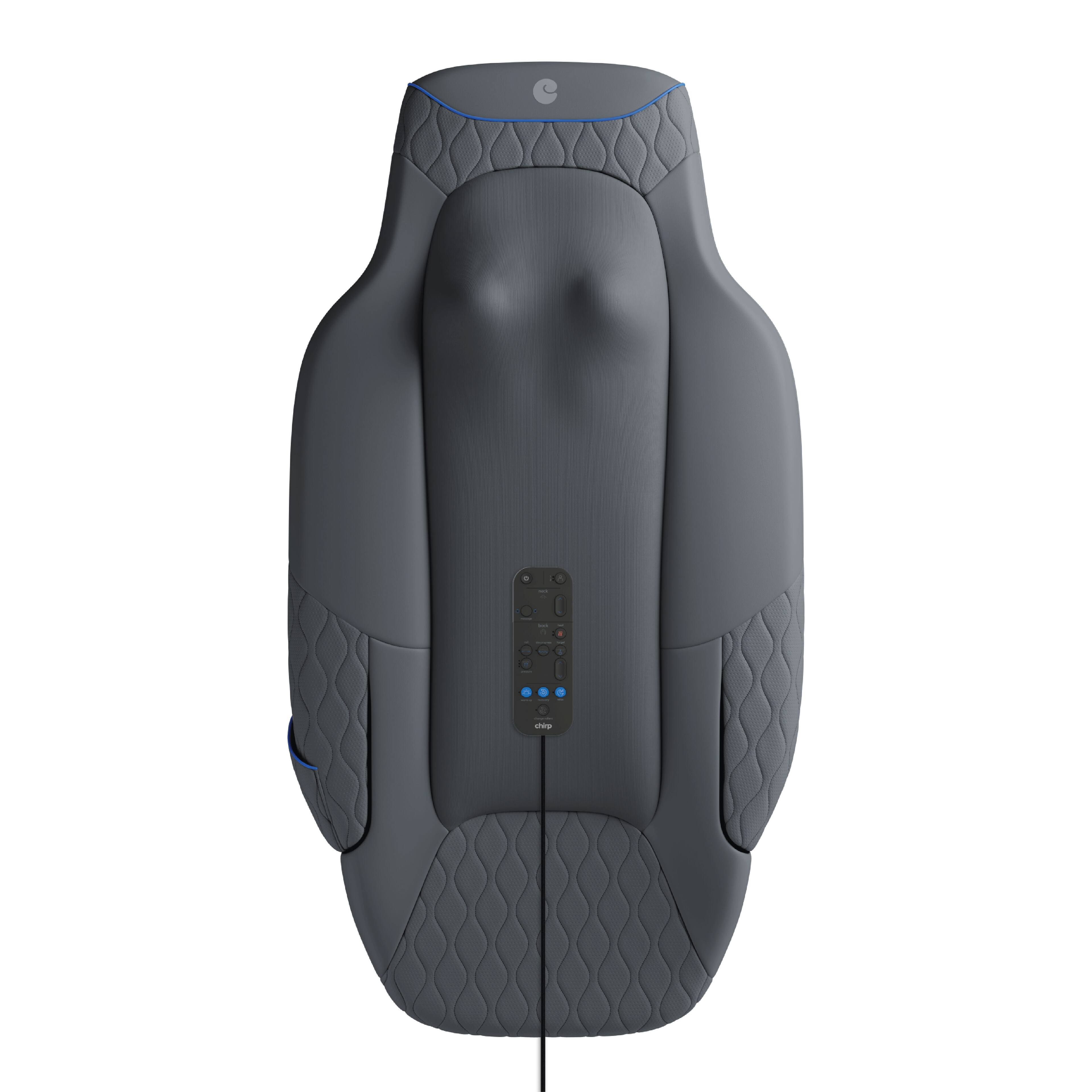 Angle. Chirp - Contour Decompression & Massage Table with Rolling and Kneading Massagers - Slate.
