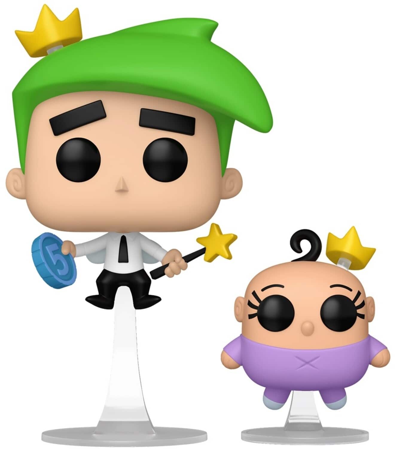 FUNKO POP! & Buddy: Fairly Odd Parents - Cosmo & Poof - COLLECTABLES - Multicolor