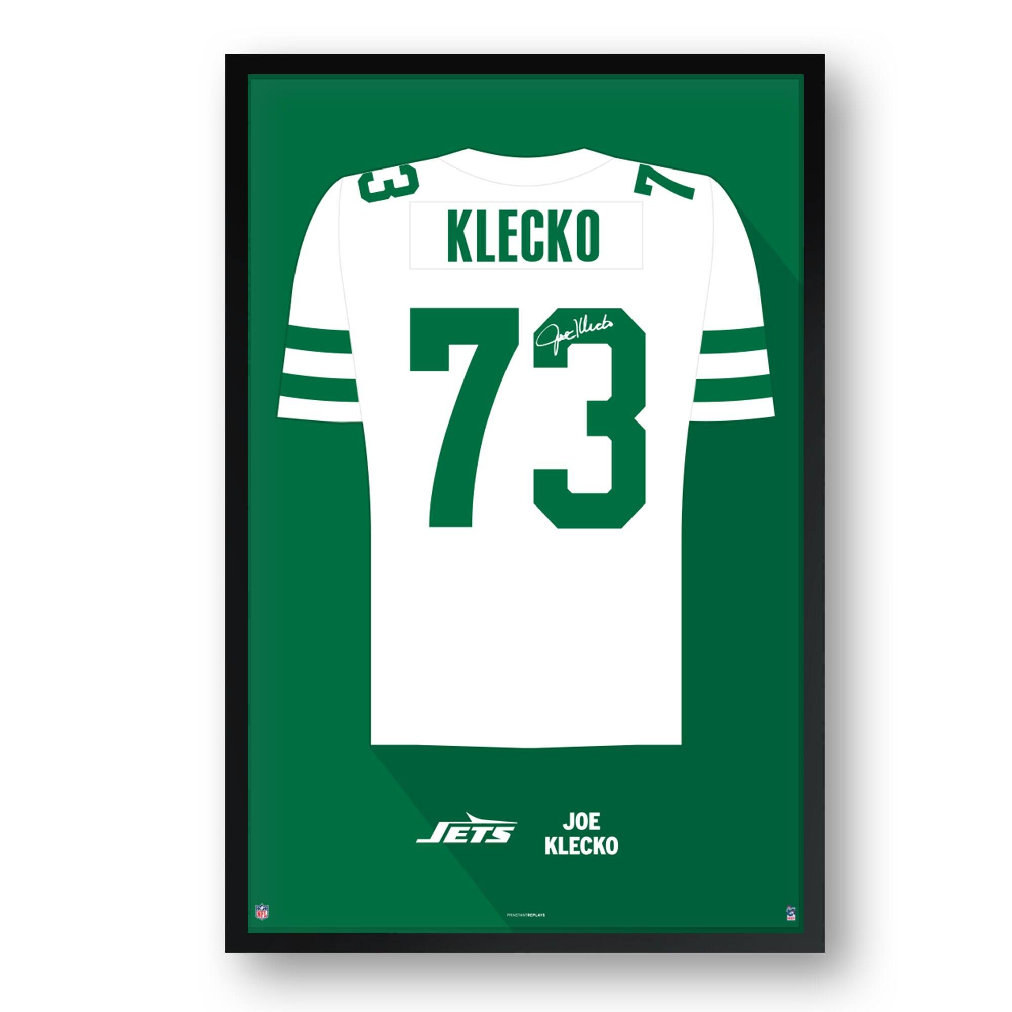 Joe Klecko Framed 14" x 20" Retired Jersey Art Print