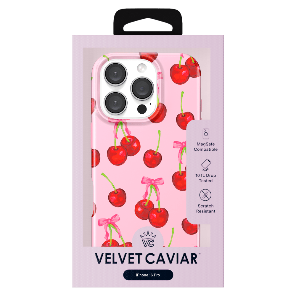 MagSafe Compatible  
10 ft. Drop Tested  
Scratch Resistant  
VC VELVET CAVIAR  
iPhone 16 Pro