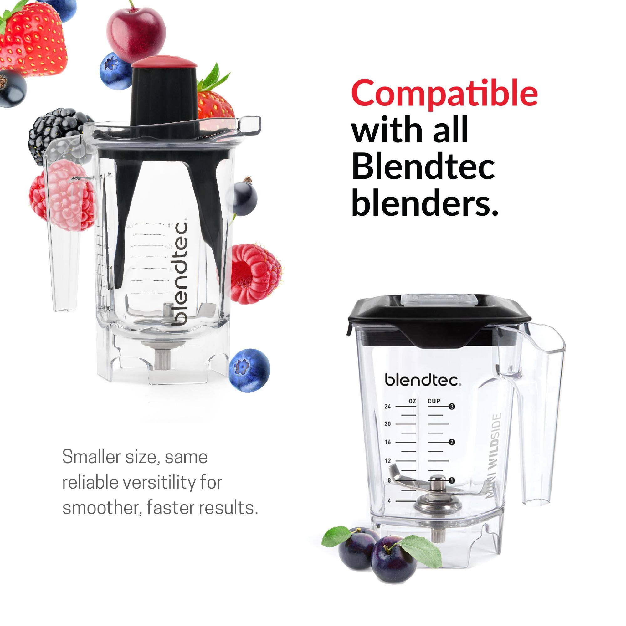 blendtec Smaller size, same reliable versatility for smoother, faster results. Compatible with all Blendtec blenders.