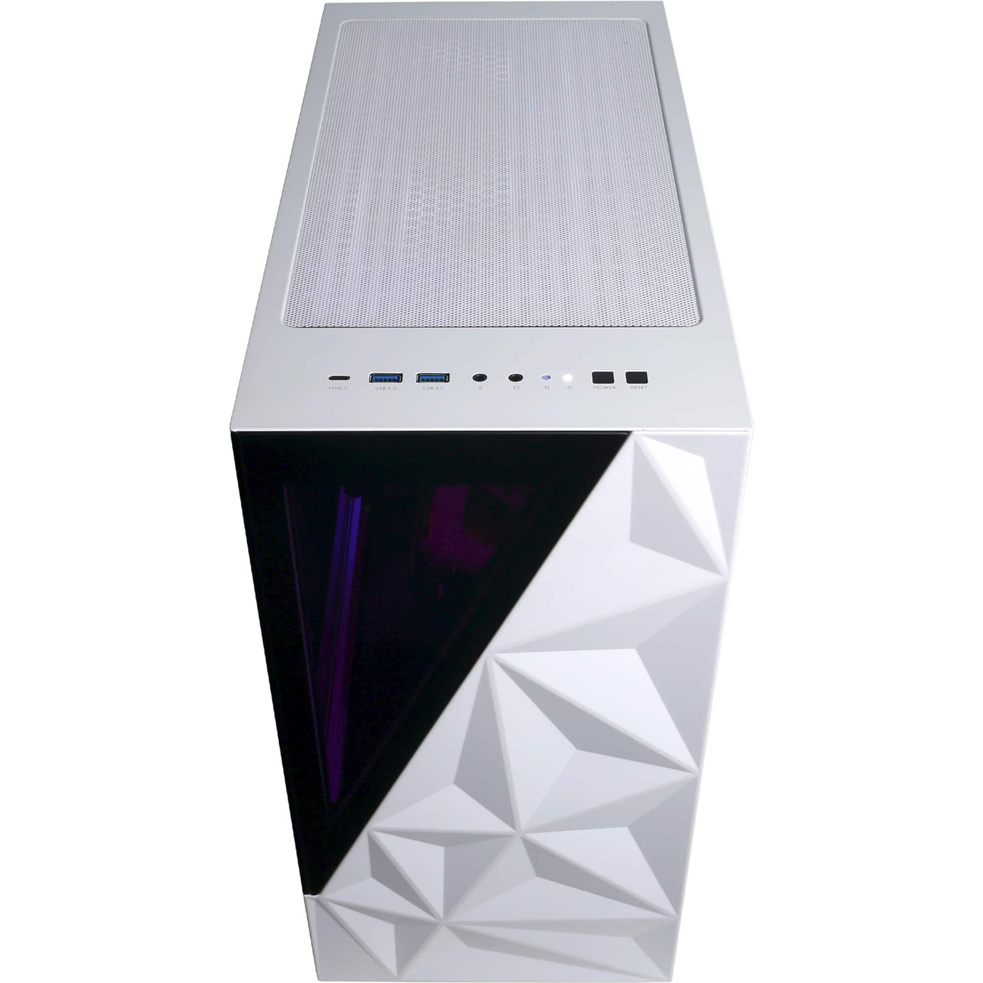 Alt View 11. CyberPowerPC - Gaming Desktop - Intel Core i7-14700F - Intel Arc B580 12GB - 32GB DDR5 - 2TB PCIe 4.0 SSD - White.