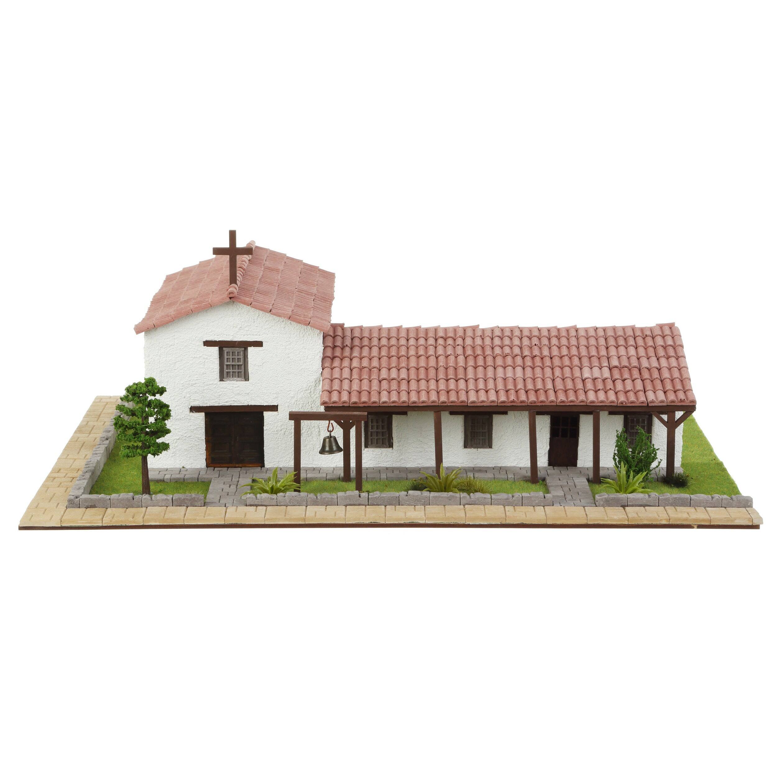 Angle. Wise Elk - Mission San Francisco Solano Mini Brick Building Kit, 1250 pcs - Multicolor.