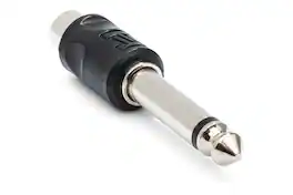 HOSA - Adapters, RCA to 1/4 in. TS, 2 Pc Misc Cords Cables Headphones