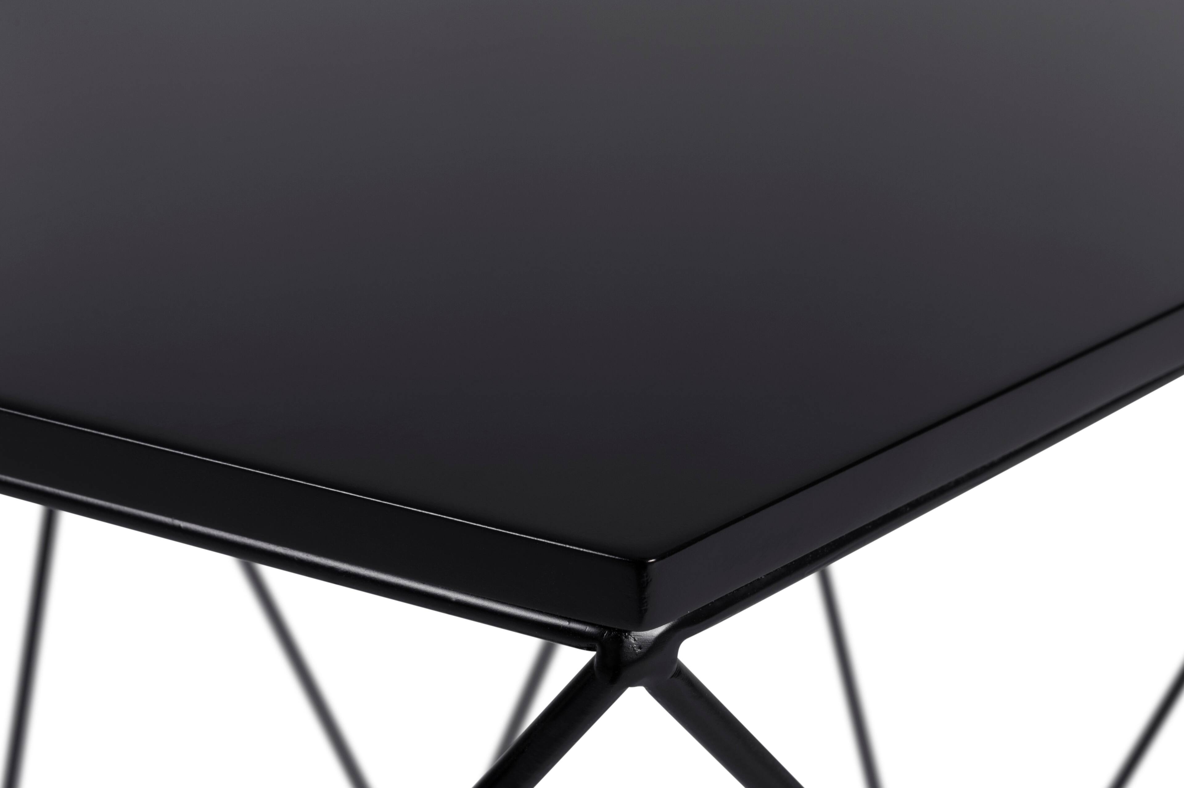 Alt View 2. Adore Decor - Adore Decor Element Geometric Side Table, Black - Black.