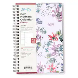 Blue Sky - 2027 Weekly & Monthly Planner Calendar, 5"x8", Laila