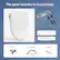 The parts included in the package:
- T-Valve: G7/8", G1/2", G1/2"
- for both lends
- Spanner
