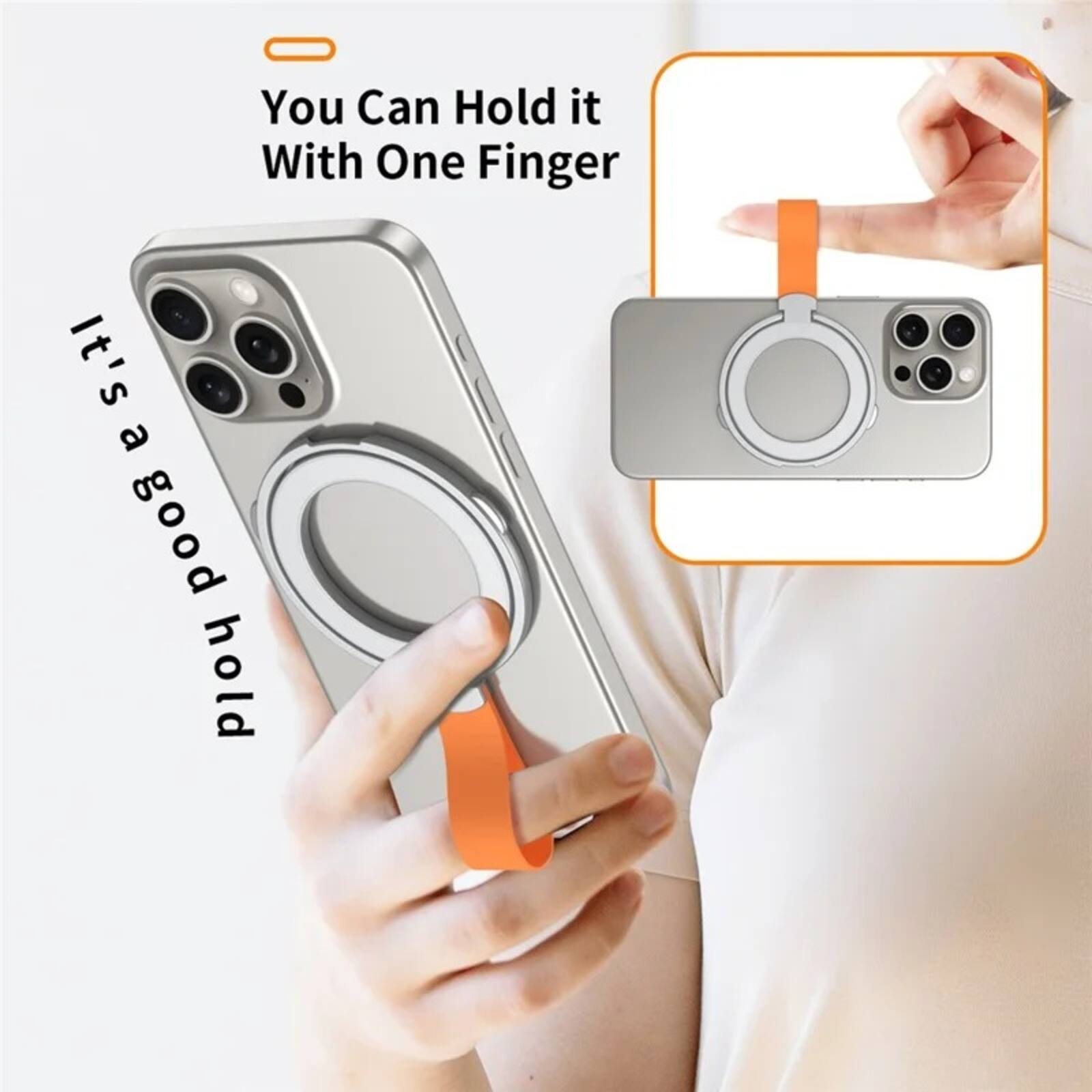 You Can Hold it With One Finger  
It's a good hold