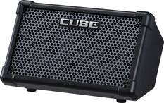 Front. BOSS - CUBE Street II Portable Stereo Amplifier with Battery Power, Dual Channels, Looper, Vocal Harmony Function and USB Audio - Black.