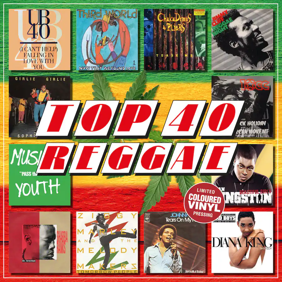 Reggae Numbers Various Artists Top 40 Reggae / Various 140 Gram Colored Vinyl VINYL LP ...