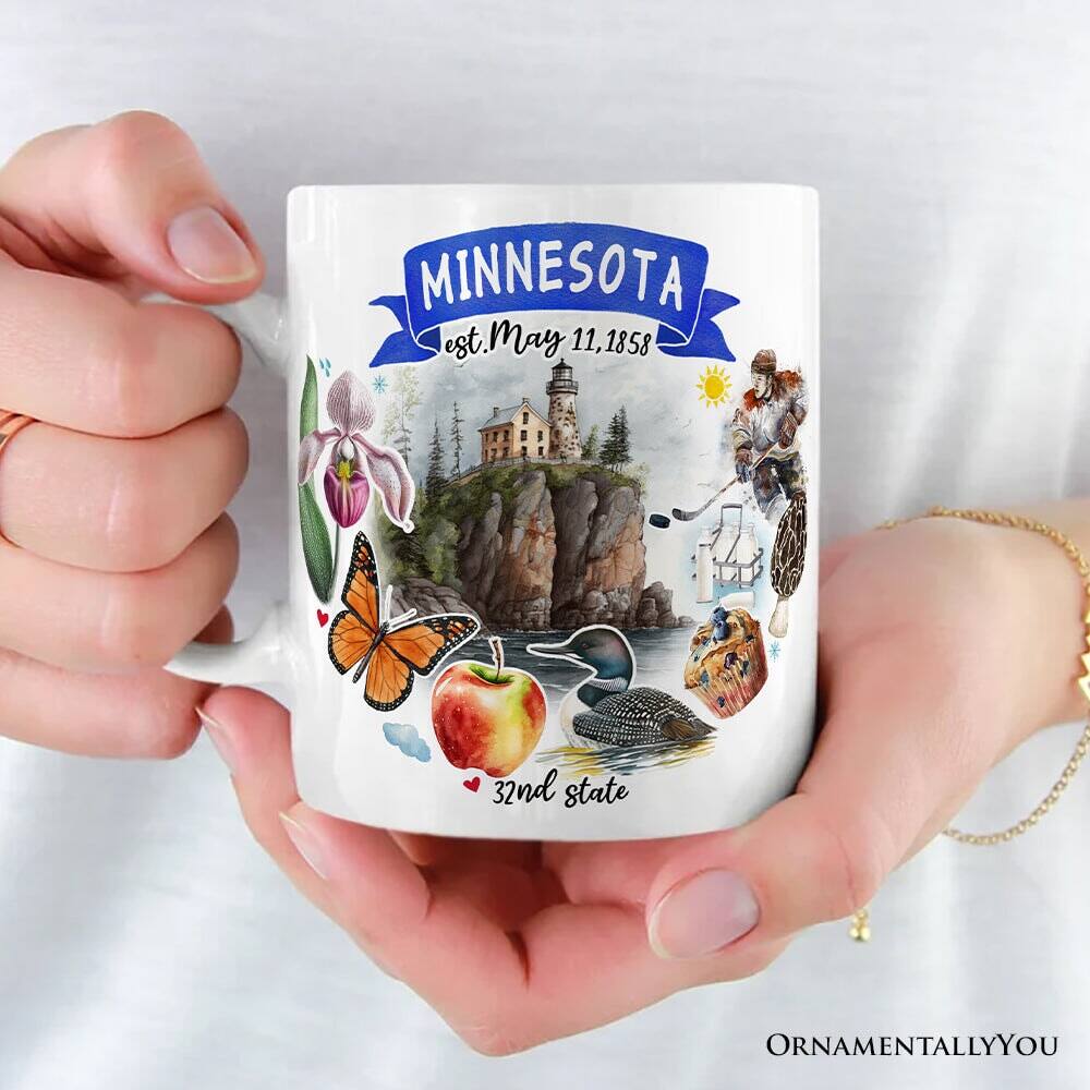 MINNESOTA  
est. May 11, 1858  
32nd state  

ORNAMENTALLY YOU