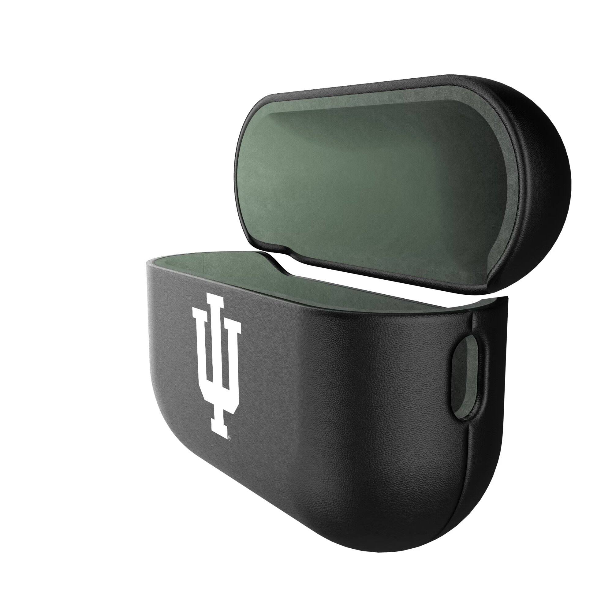 Alt View 1. Keyscaper - Indiana Hoosiers Indiana Hoosiers Insignia 2nd Gen AirPods Pro Case Cover - Black.
