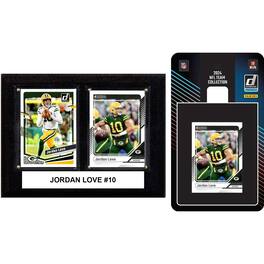 C&I Collectibles - Green Bay Packers 6" x 8" Player Plaque & 2024 Team Trading Card Set - Multicolor