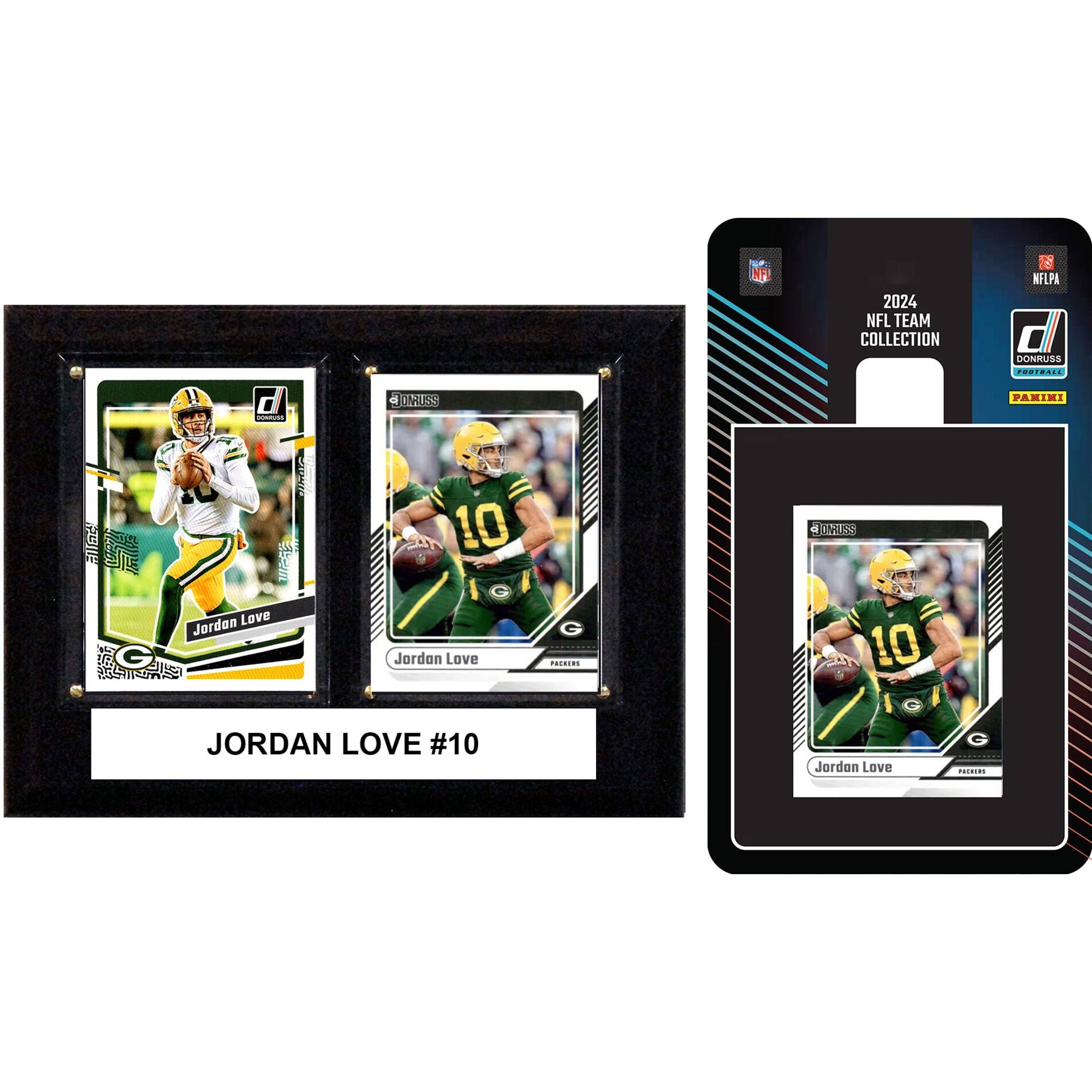 2024 NFL TEAM COLLECTION  
NFLPA  
DONRUSS  
PARINI  

JORDAN LOVE #10  

JORDAN LOVE #10