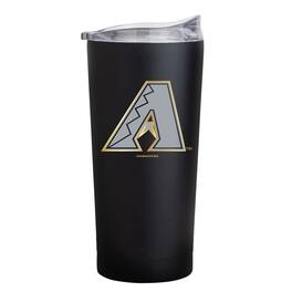Logo Brands - Arizona Diamondbacks Black Foil 20oz. Powder Coat Tumbler - Multicolor