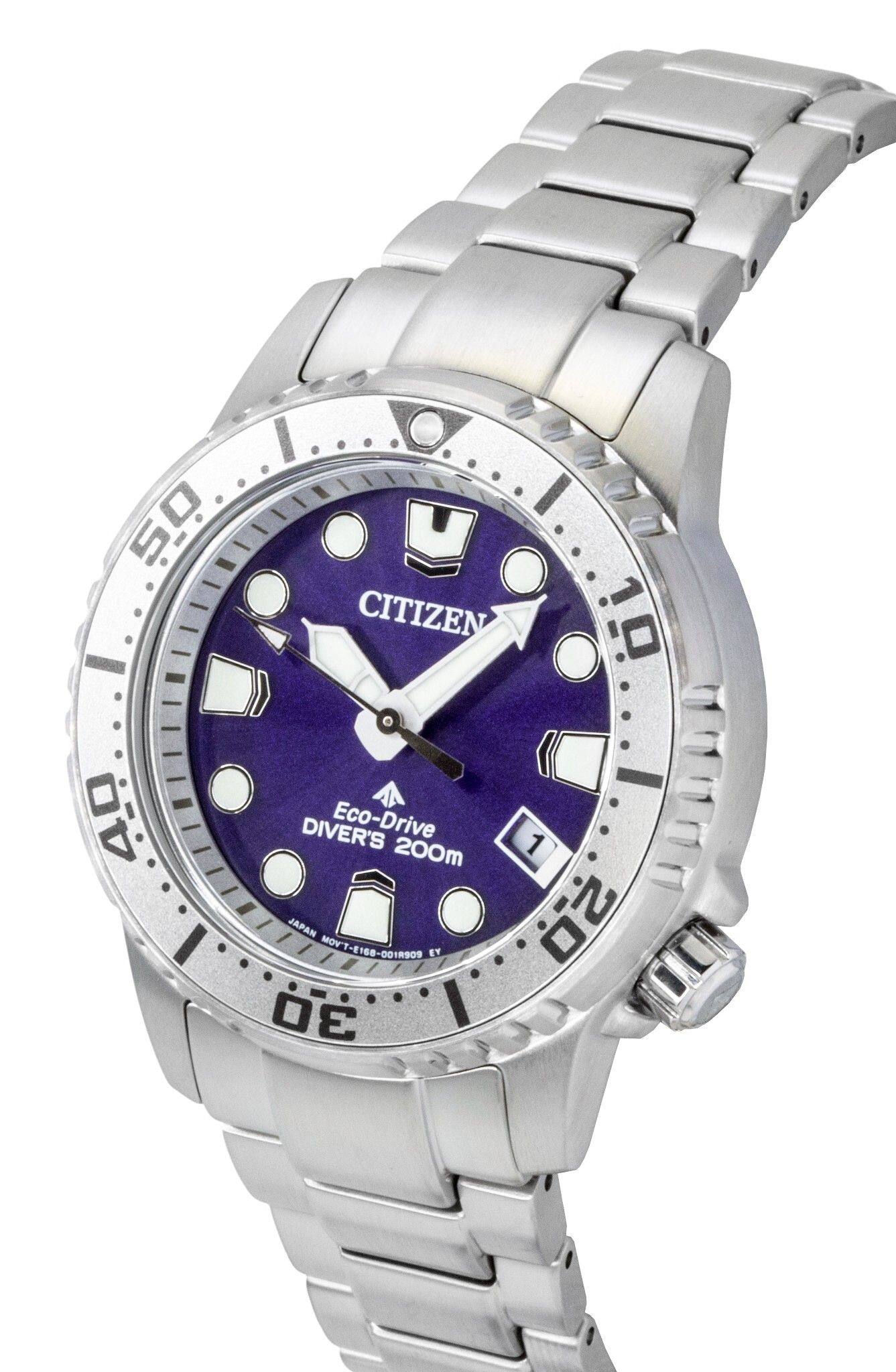 50  
CITIZEN  
40  
DIVER'S Eco-Drive 200m JAPAN MOV'T-E168-001R909 EY