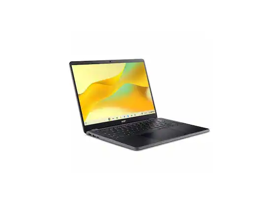 Front. Acer - Acer Chromebook 514 C937T-39J6 - 14" Touchscreen - Intel Core 3 N355 - 16 GB - 256 GB SSD - ChromeOS - Wi-Fi 7 - Black.