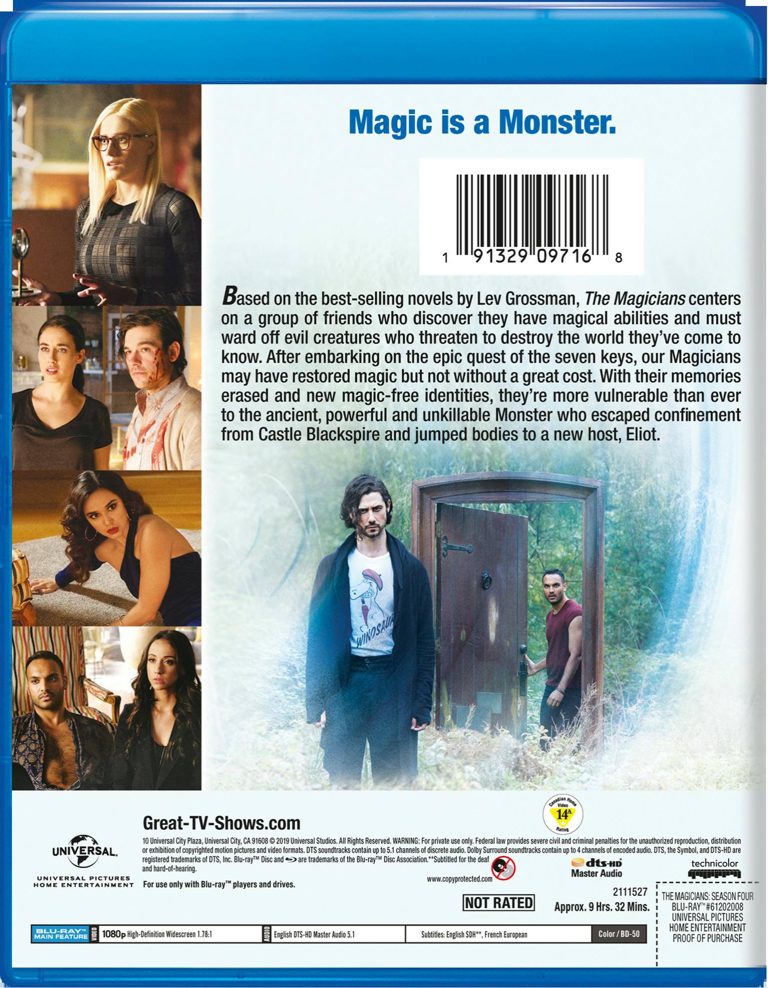 Back. The Magicians: Season Four (Blu-ray + Digital HD) [Blu-ray].