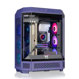 Thermaltake - LCGS Reactor i1480F Gaming Desktop Intel Core i9-14900KF, 32GB DDR5 Memory, NVIDIA GeForce RTX 5080, 4TB SSD NVMe M.2 - Purple