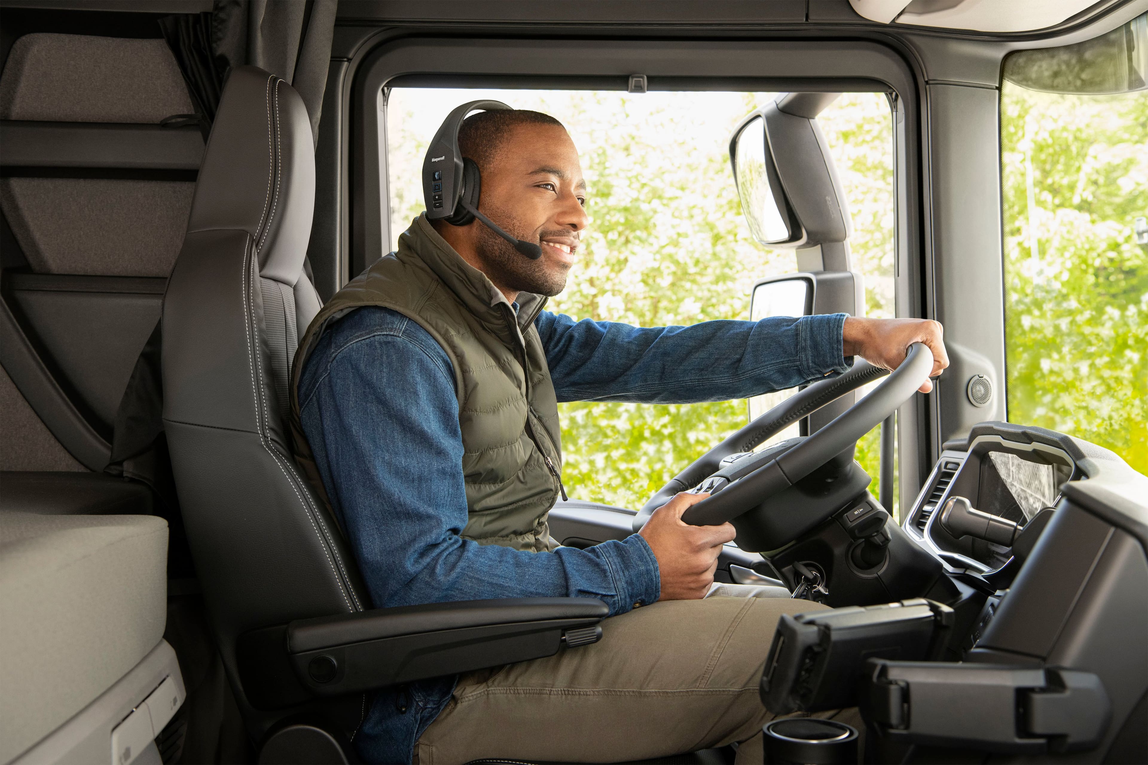 Alt View 15. BlueParrott - B650-XT Wireless Bluetooth Mono Headset with 96% Noise-Cancelling Microphone and Active Noise Cancellation - Black.