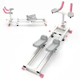 Anysun - Crawl Spine Stretch Trainer, Spine Twist & Stretch Trainer, Core Training Equipment for Home Gym & Office - Pink