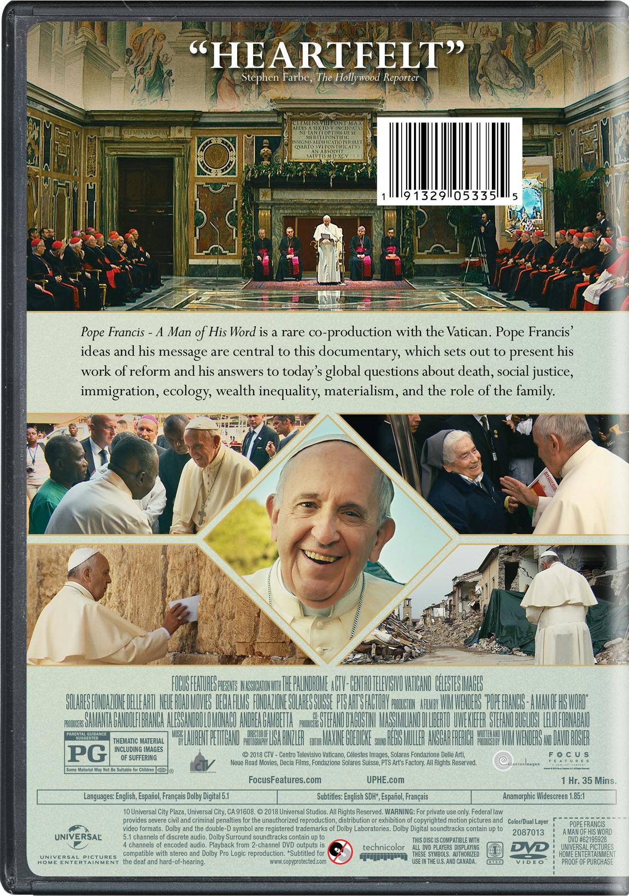 Angle. Pope Francis - A Man of His Word [DVD].